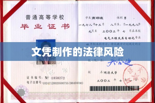 玉东文凭制作的法律风险
